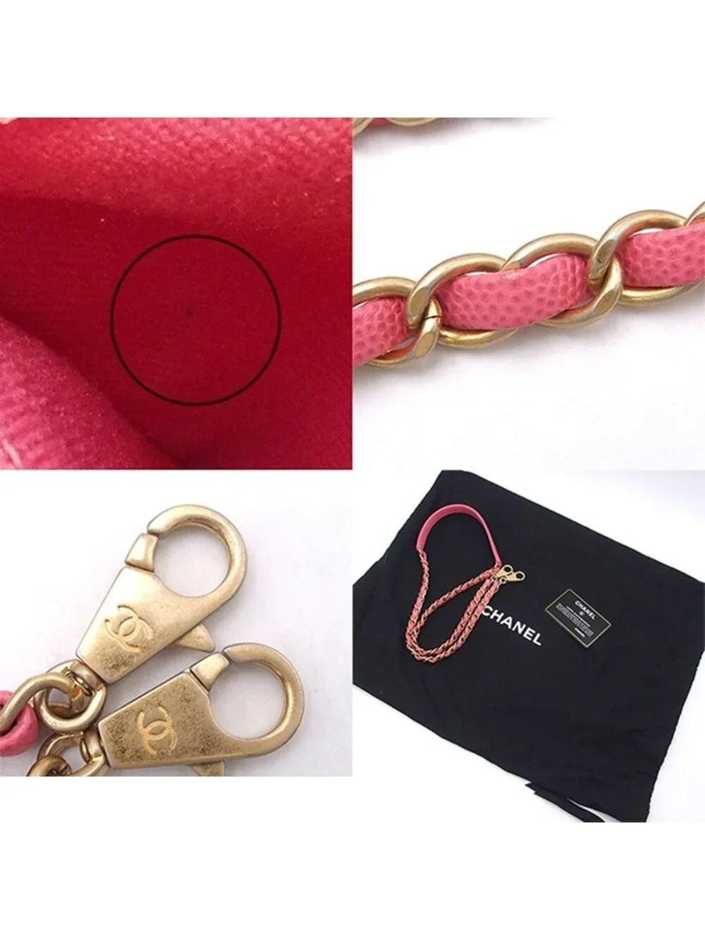 Chanel Coco Handle 29 Quilted Pink Gold Caviar Leather 2-Way Shoulder Bag